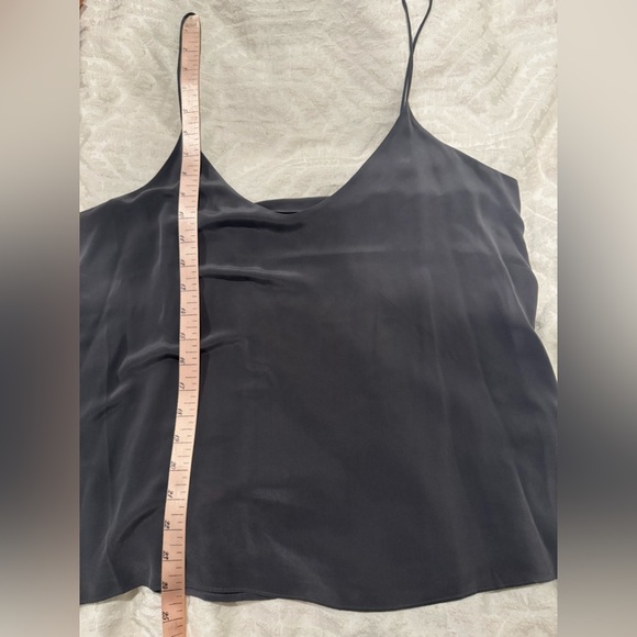 Everlane Clean Silk Cami dark gray - Picture 6 of 8